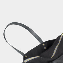 Load image into Gallery viewer, Waxed Canvas Zipper Tote Bag