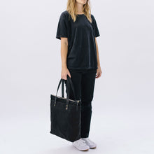 Load image into Gallery viewer, Waxed Canvas Zipper Tote Bag