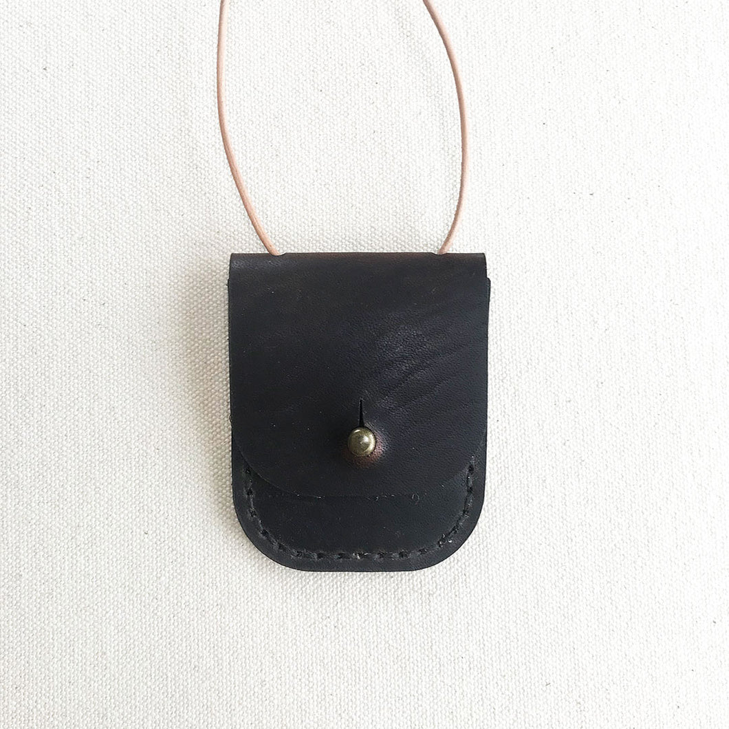 Leather Amulet Necklace