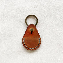 Load image into Gallery viewer, Leather Quarter Keychain
