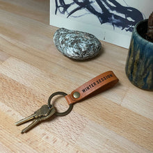 Load image into Gallery viewer, Leather Loop Keychain

