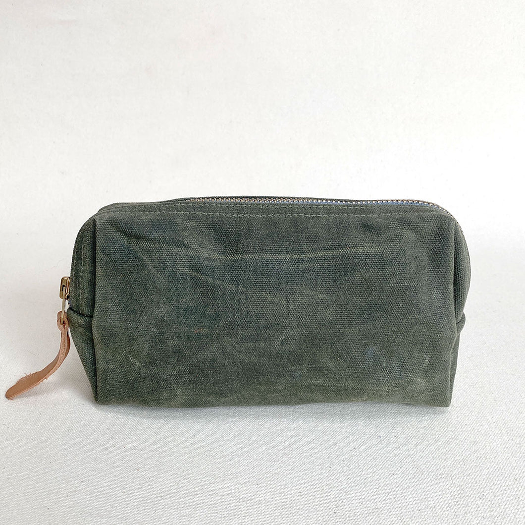Small Waxed Canvas Belt Pouch #123