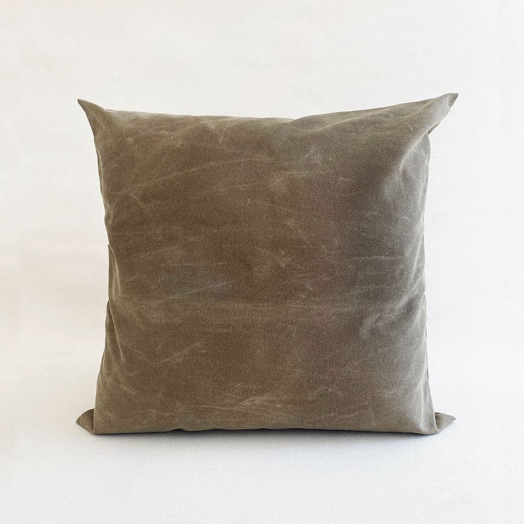 Waxed Canvas Pillow #115