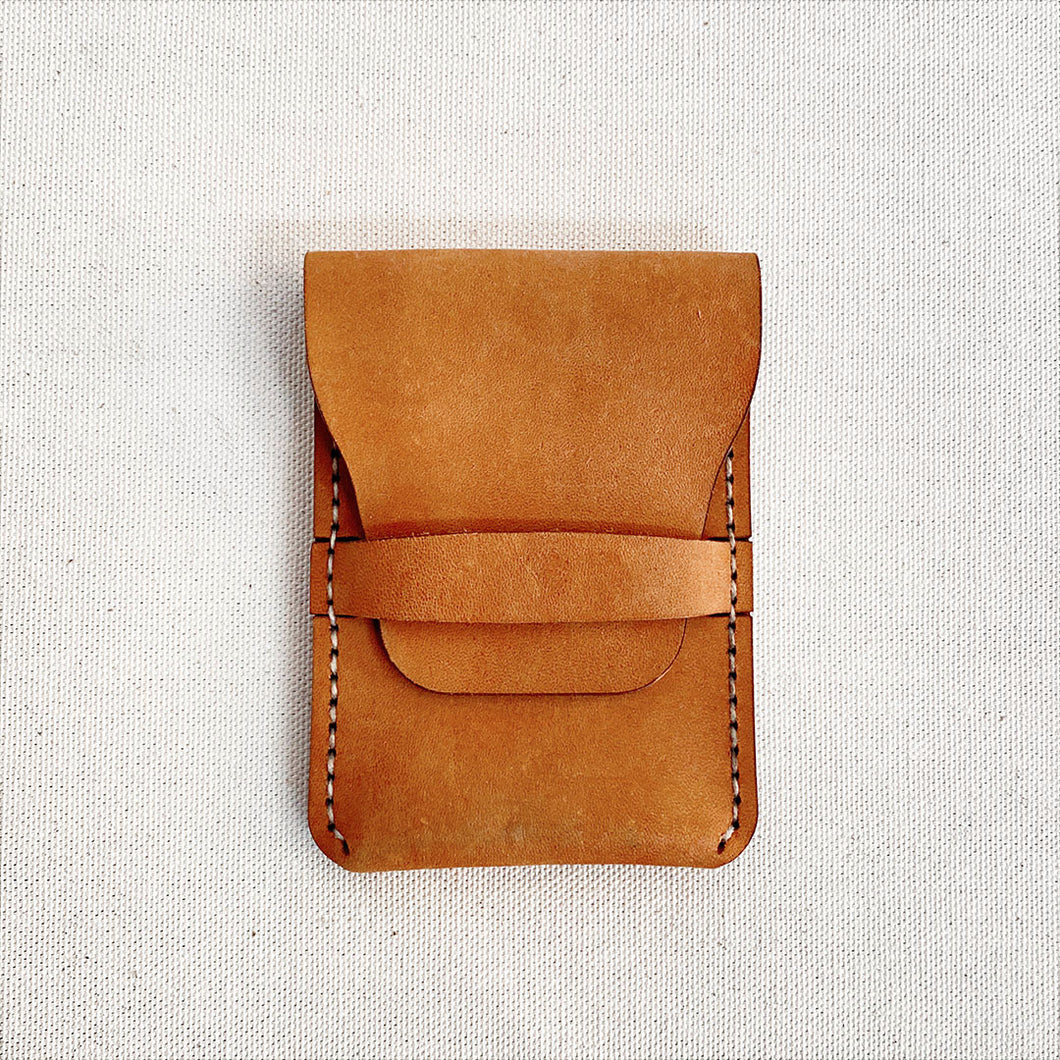 Leather Flap Wallet #155