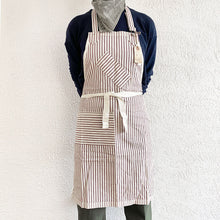 Load image into Gallery viewer, Ticking Apron #117
