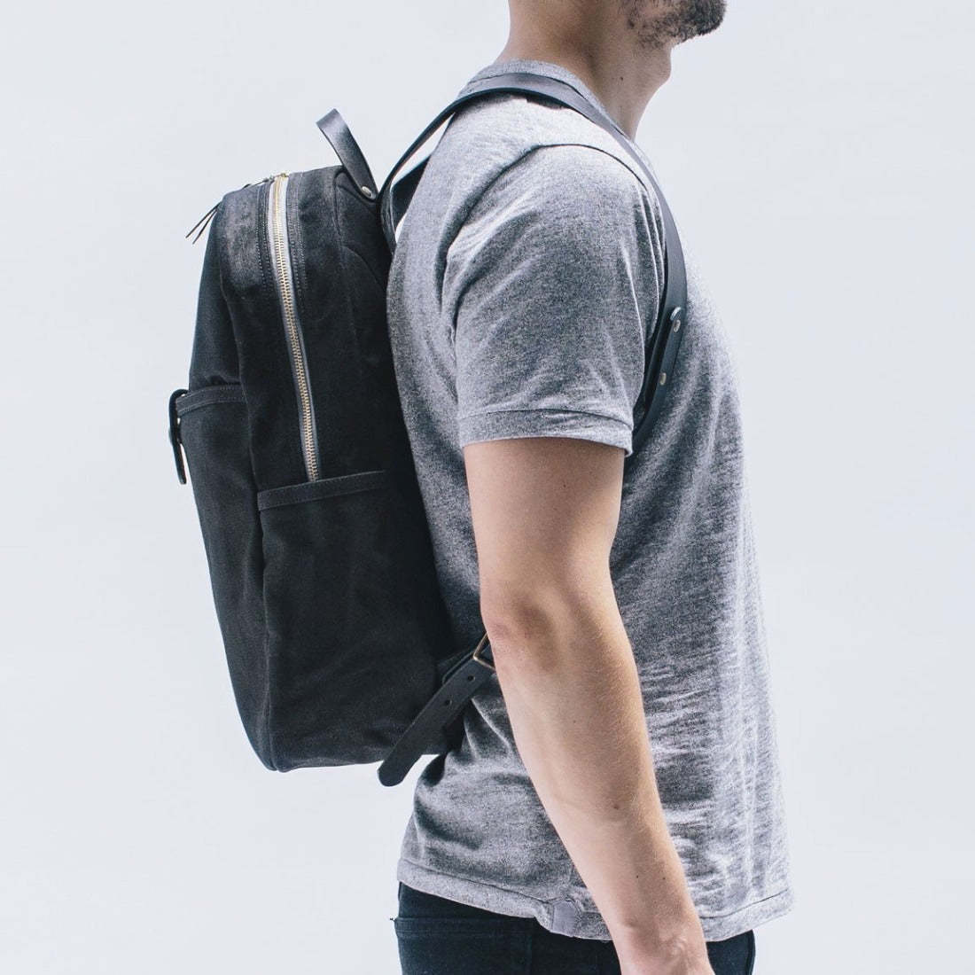 Waxed Canvas Backpack – Winter Session