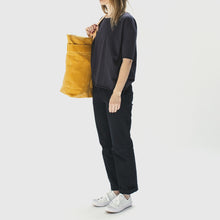 Load image into Gallery viewer, Waxed Canvas Zipper Tote Bag
