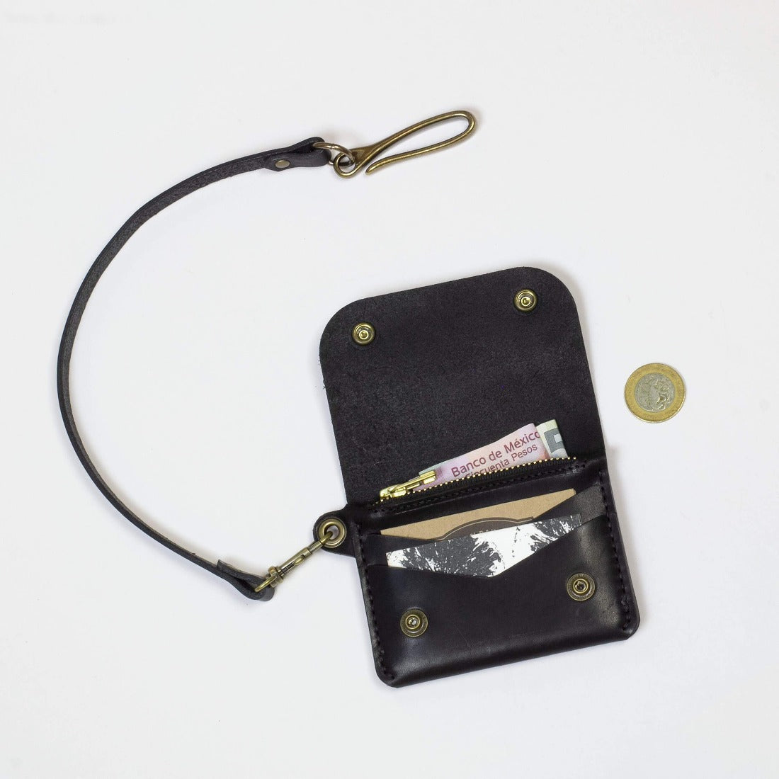 小物 Finders Keepers FK-TRUCKER WALLET&CHAIN Amazon.com: Black Leather Trucker Wallet With Chain - Biker