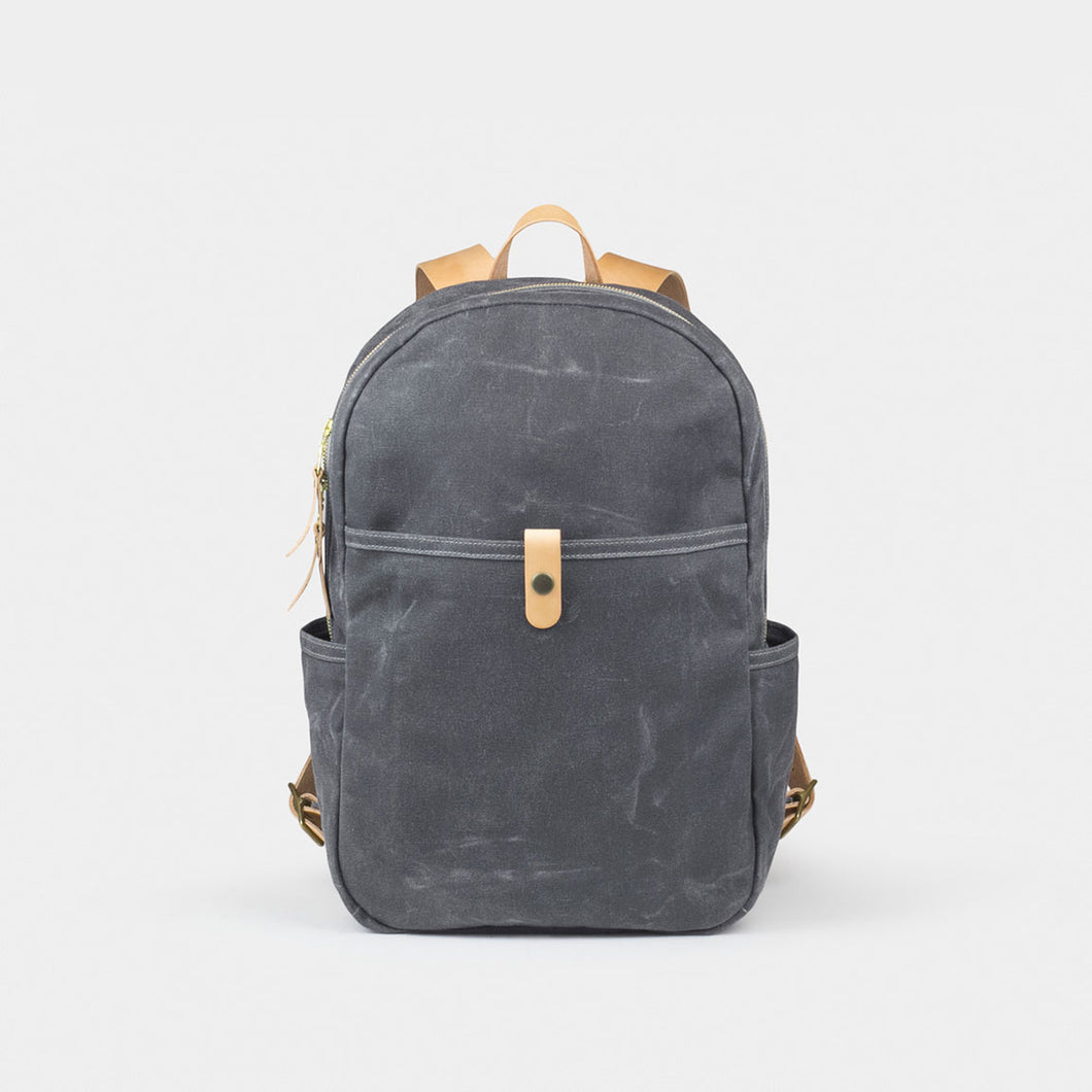 Small Waxed Canvas Backpack