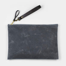 Load image into Gallery viewer, Small Zip Folio w/ Leather Wristlet
