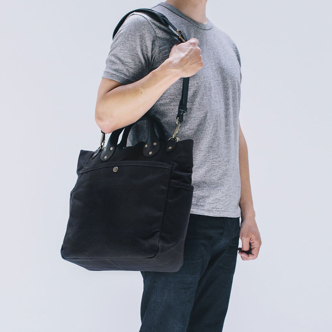 Carry-All Waxed Canvas Tote